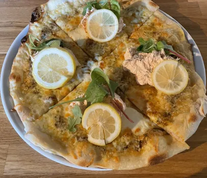 Pizza med lokala råvaror